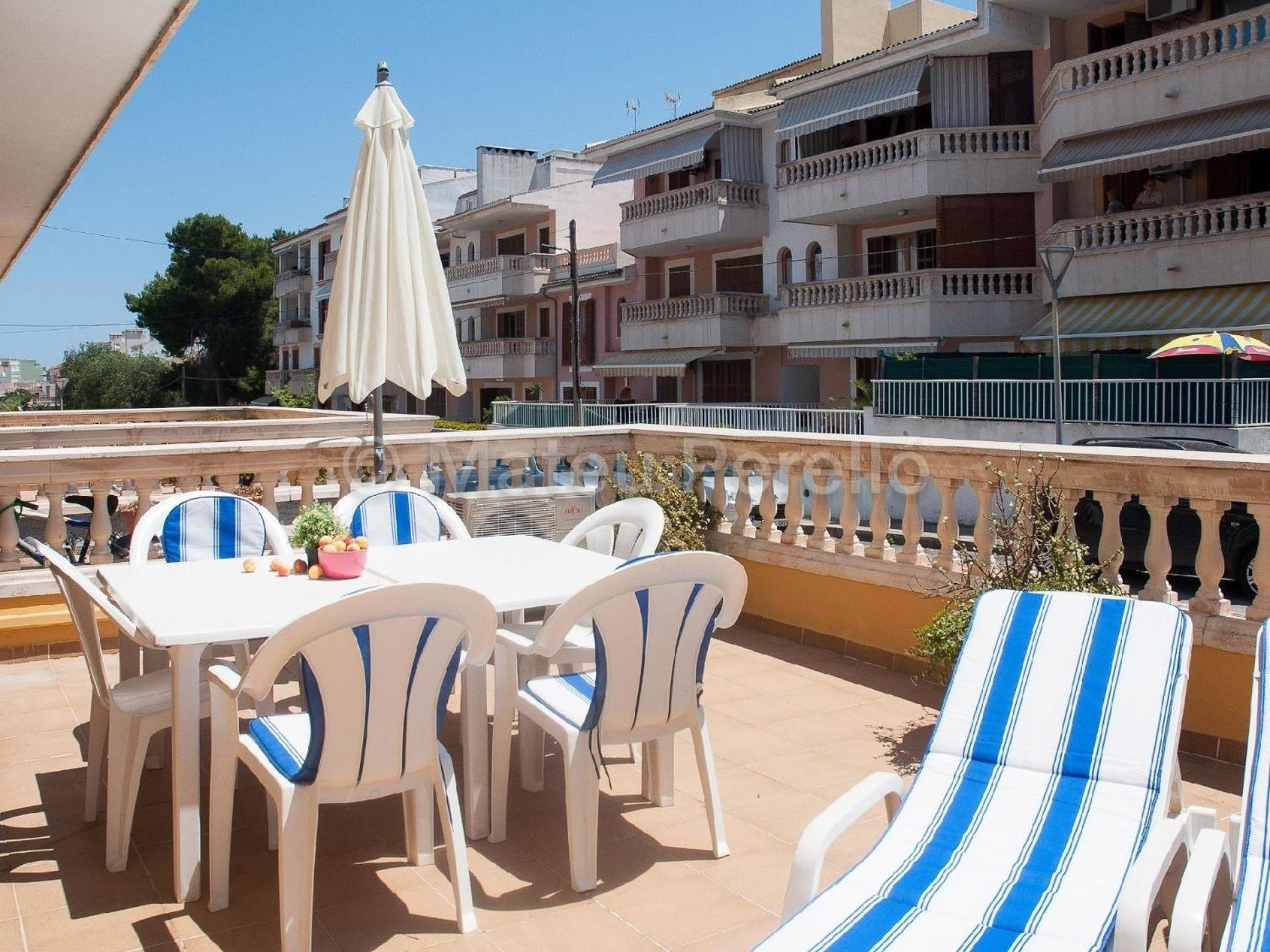 Wohnung In Son Baulo Mit Terrasse, Garten Und Grill Кан Пикафорт Екстериор снимка